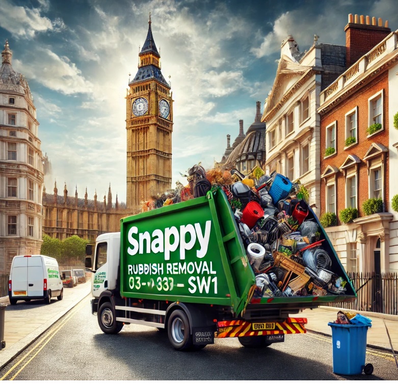 Waste removal in Westminster, SW1 by Snappy Man and Van Waste removal in Westminster, SW1 by Snappy Man and Van